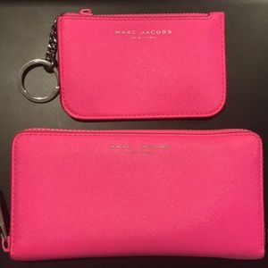 Marc Jacobs Hot Pink Wallet - It’s A Twofer!